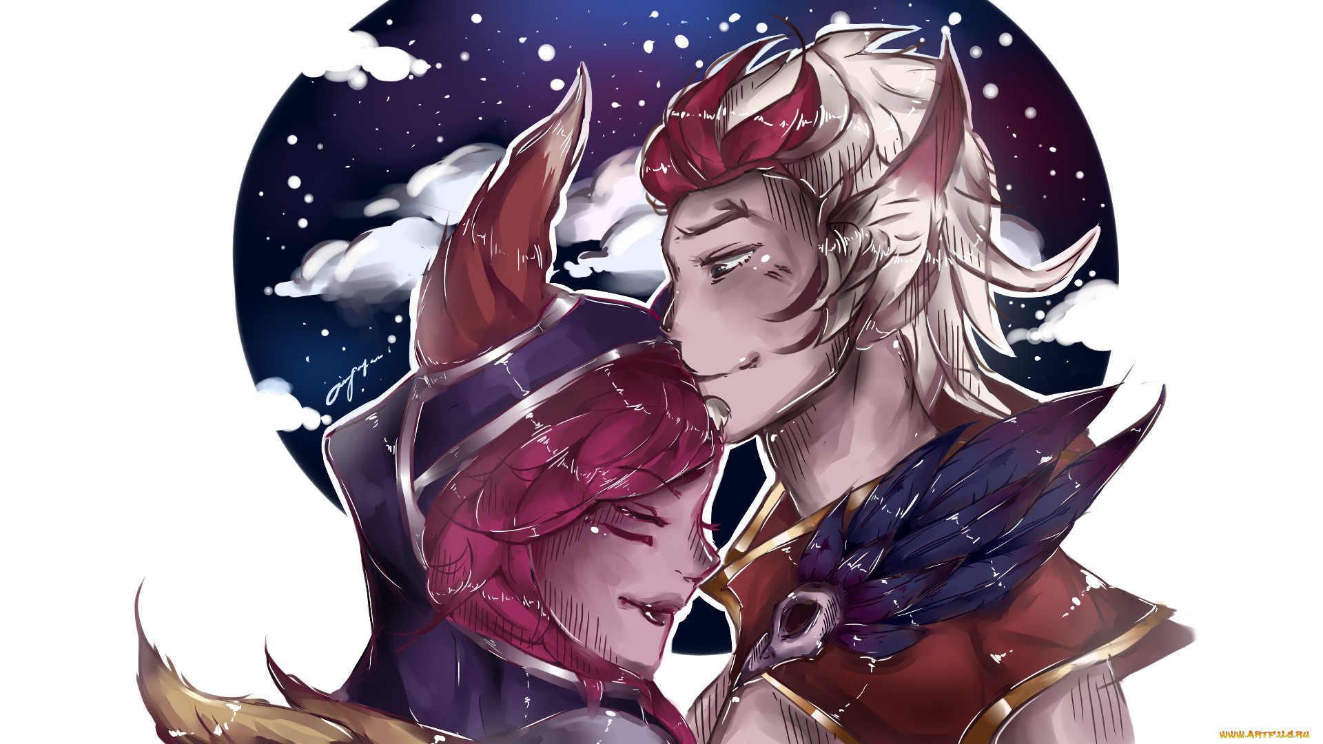  , league of legends, rakan, xayah, , 